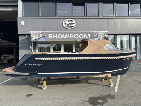 Maxima Boats 620 Retro donkerblauw met Honda 40 pk - 2022 — Hardinxveld-Giessendam